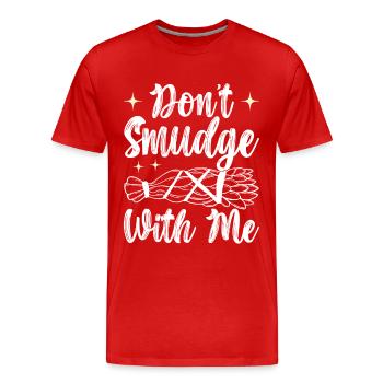 Herbs Incense Smudging Spiritual - Men's Premium Organic T-Shirt - red - Front - Damien (186cm)