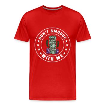 Herbs Incense Smudging Spiritual - Men's Premium Organic T-Shirt - red - Front - Damien (186cm)