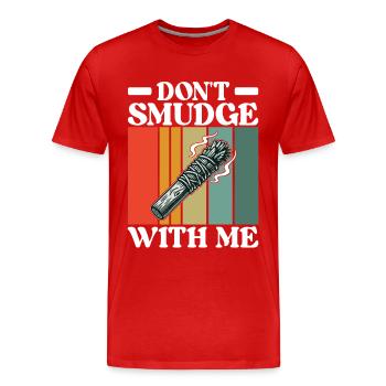 Herbs Incense Smudging Spiritual - Men's Premium Organic T-Shirt - red - Front - Damien (186cm)