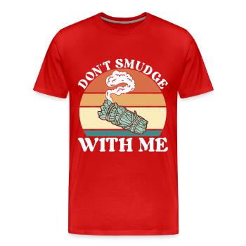 Herbs Incense Smudging Spiritual - Men's Premium Organic T-Shirt - red - Front - Damien (186cm)
