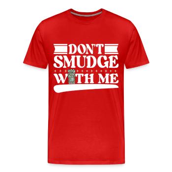 Herbs Incense Smudging Spiritual - Men's Premium Organic T-Shirt - red - Front - Damien (186cm)