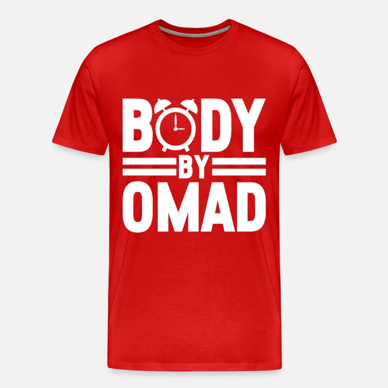 Intermittent fasting Intermittent fasting - Men's Premium Organic T-Shirt - red