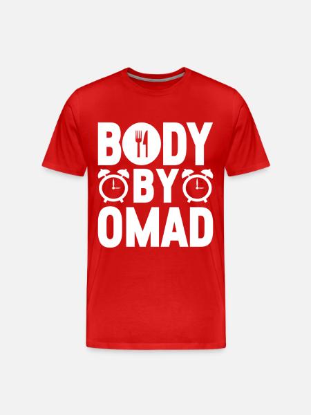 Intermittent fasting Intermittent fasting - Men's Premium Organic T-Shirt - red