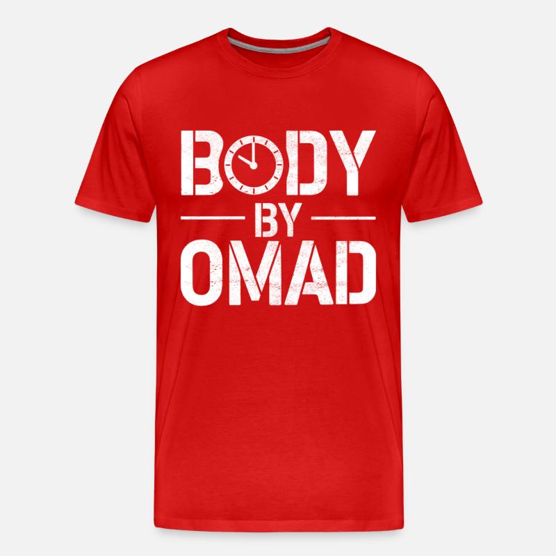 Intervallfasten Intermittierendes Fasten - Männer Premium Bio T-Shirt - Rot