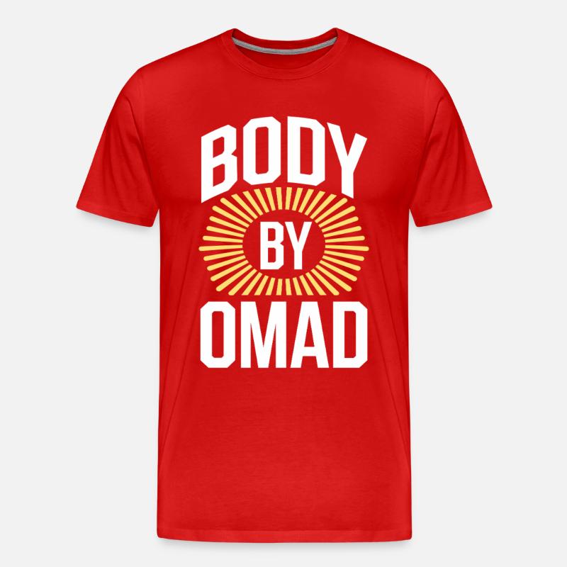 Intermittent fasting Intermittent fasting - Men's Premium Organic T-Shirt - red