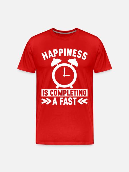 Intermittent fasting Intermittent fasting - Men's Premium Organic T-Shirt - red