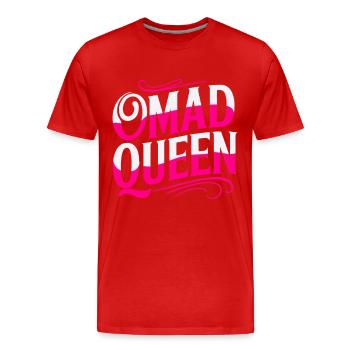 Jeûne intermittent Jeûne intermittent - T-shirt bio Premium Homme - rouge - Devant - Damien (186cm)