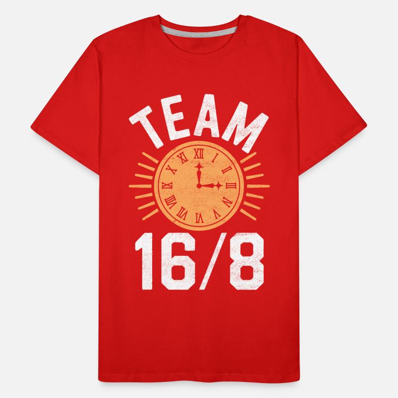 Intervallfasten Intermittierendes Fasten Männer Premium Bio T-Shirt
