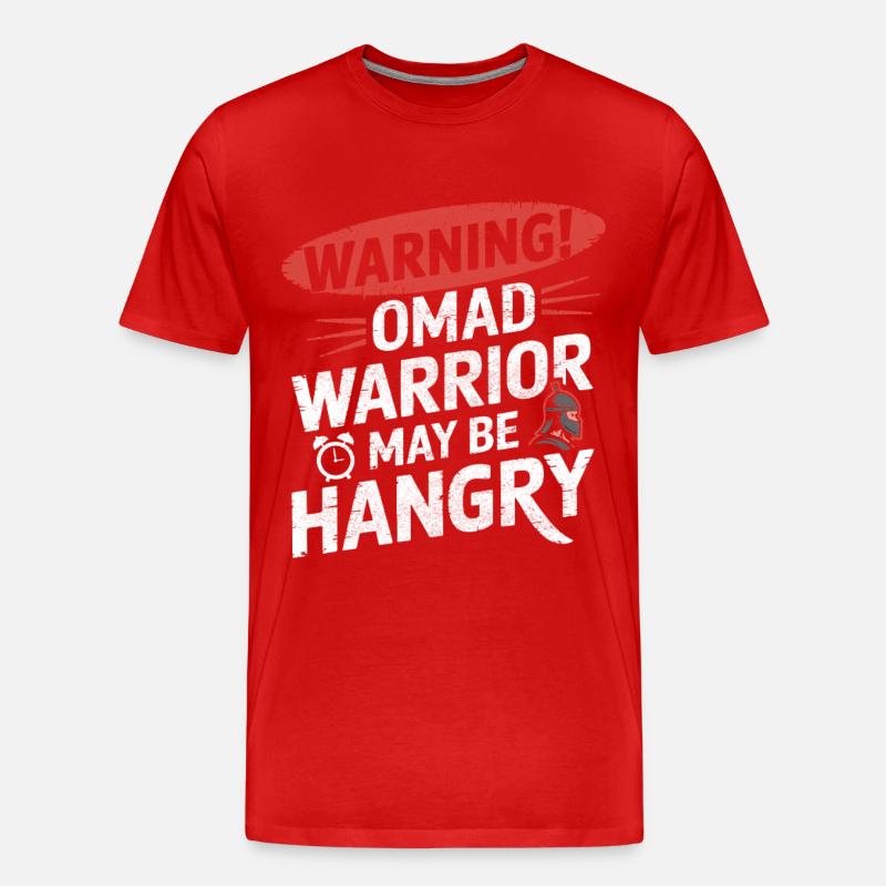 Intermittent fasting Intermittent fasting - Men's Premium Organic T-Shirt - red