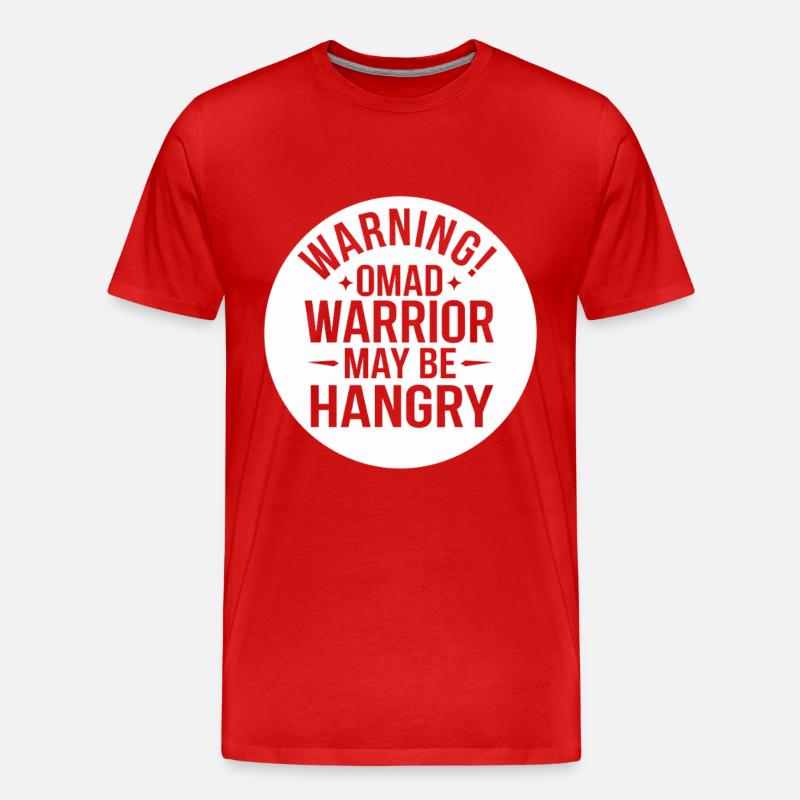 Intermittent fasting Intermittent fasting - Men's Premium Organic T-Shirt - red