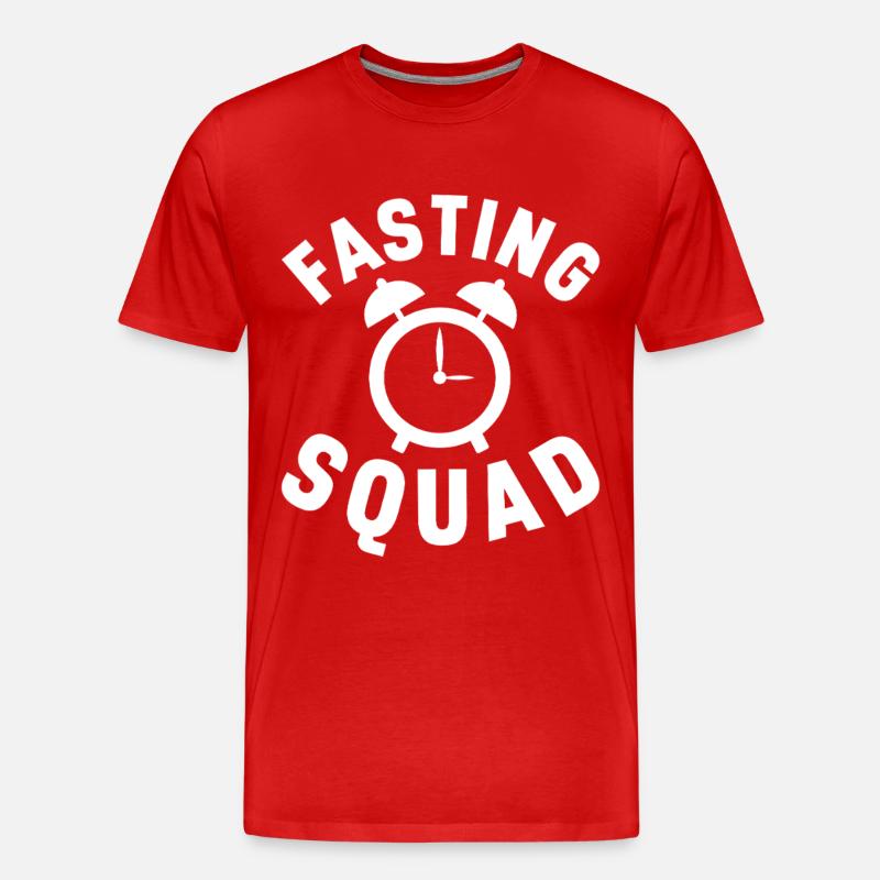 Intermittent fasting Intermittent fasting - Men's Premium Organic T-Shirt - red