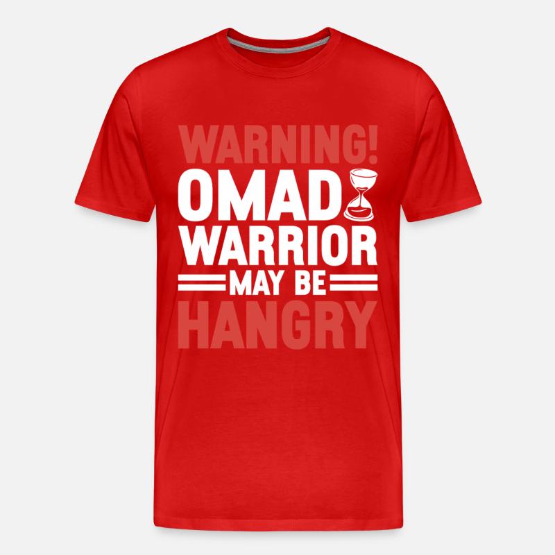 Intervallfasten Intermittierendes Fasten - Männer Premium Bio T-Shirt - Rot