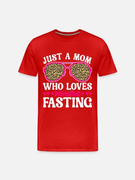 Intermittent fasting Intermittent fasting - Men's Premium Organic T-Shirt - red