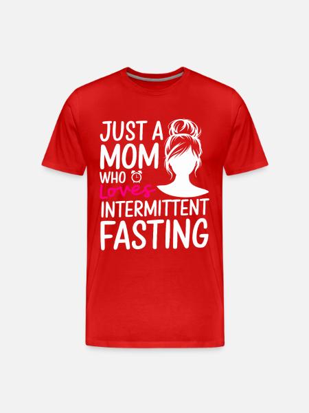 Intermittent fasting Intermittent fasting - Men's Premium Organic T-Shirt - red