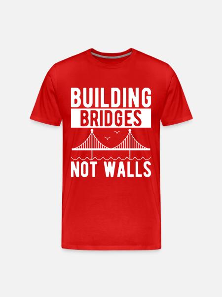 Bridge Engineer Bridge Construction - Men's Premium Organic T-Shirt - red