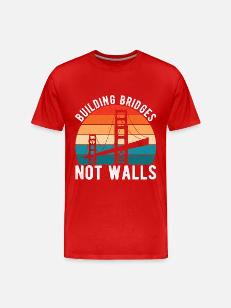Bridge Engineer Bridge Construction - Men's Premium Organic T-Shirt - red