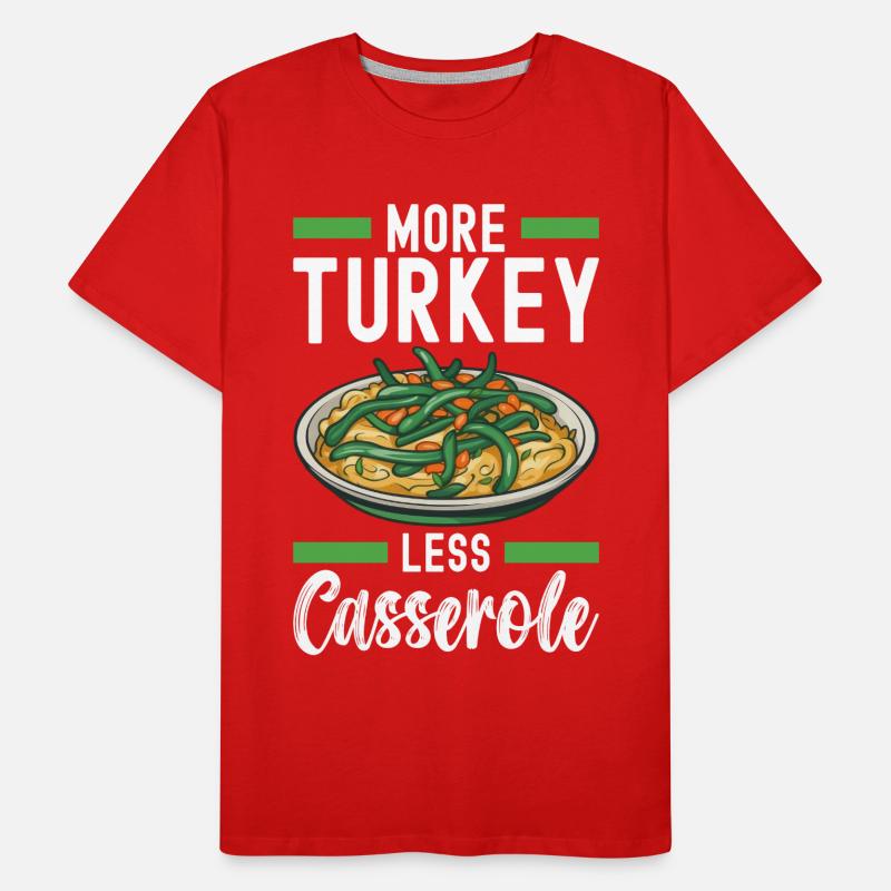 Casserole de haricots verts T-shirt bio Premium Homme