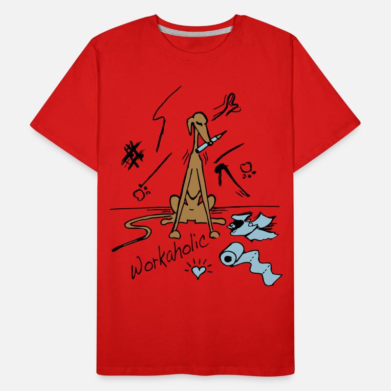 workaholic Men's Premium Organic T-Shirt