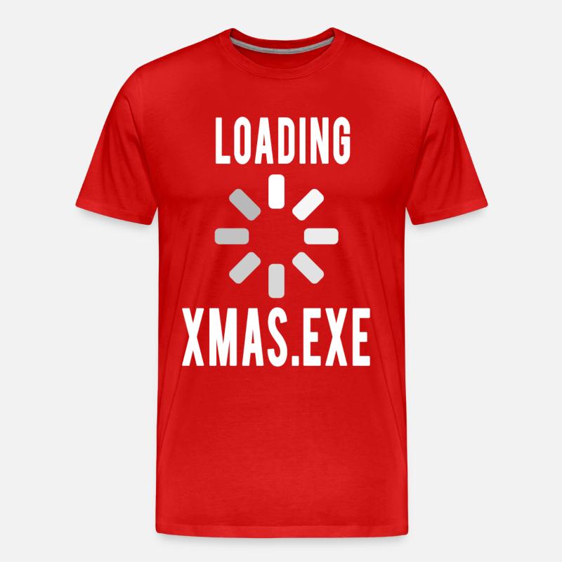 Lustiges Programmierer Weihnachtsgeschenk Gamer - Männer Premium Bio T-Shirt - Rot