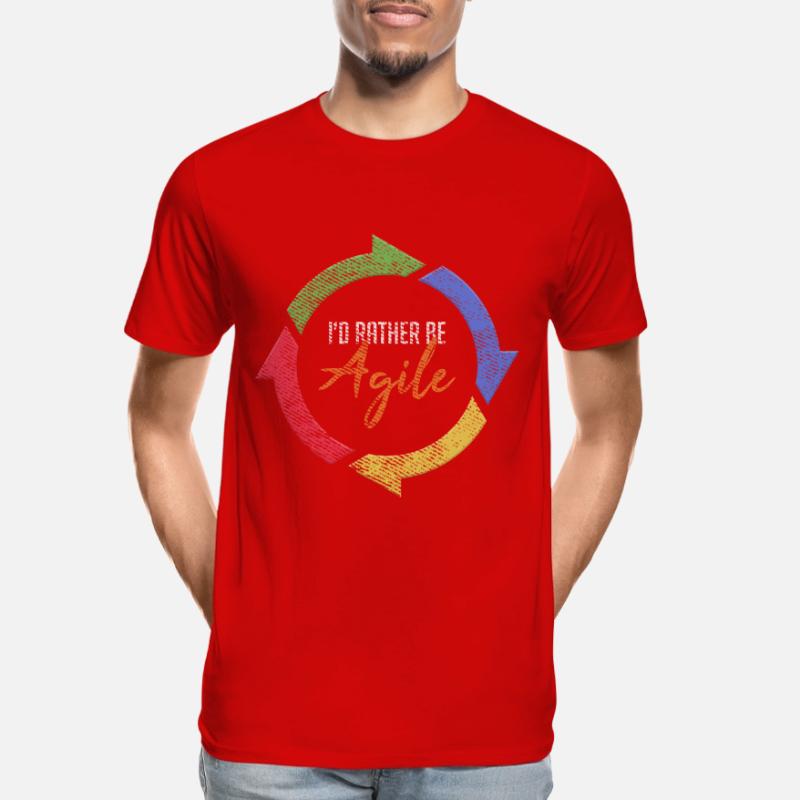 Logiciel Agile Scrum Master Devops Coding T-shirt bio Premium Homme