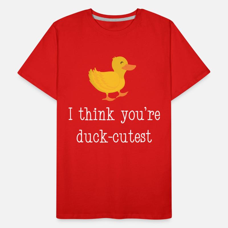 Canards d'élevage de canards en caoutchouc T-shirt bio Premium Homme