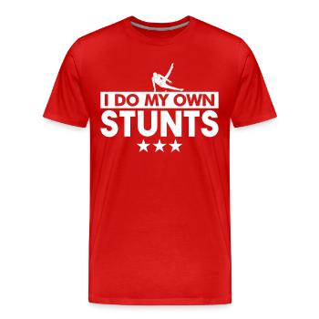 Gymnastics Artistic Gymnastics Gymnastics - Men's Premium Organic T-Shirt - red - Front - Damien (186cm)