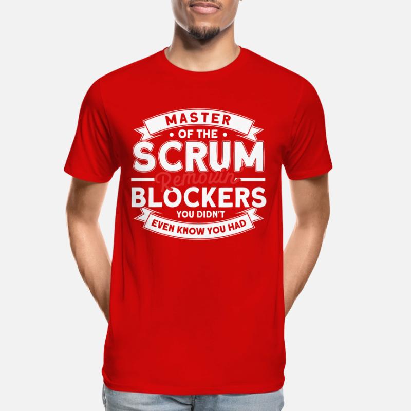 Git Developer Scrum Master Programmer Geschenk Männer Premium Bio T-Shirt
