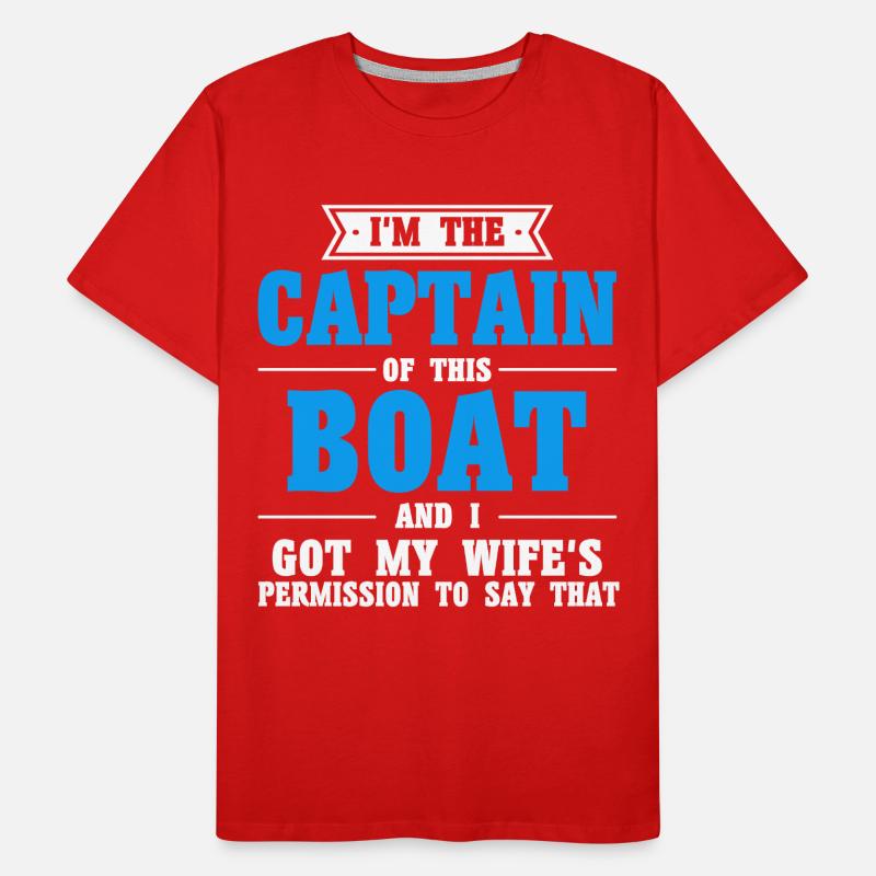 Femme Capitaine de bateau Capitaines T-shirt bio Premium Homme