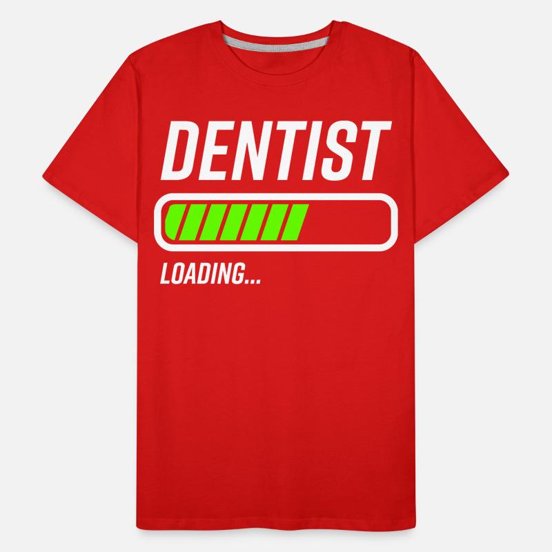 Dentist Loading Bar Men's Premium Organic T-Shirt