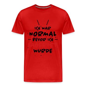 Lagerist Spruch Logistik Lustige Lagerist Geschenk - Männer Premium Bio T-Shirt - Rot - Vorne - Damien (186cm)