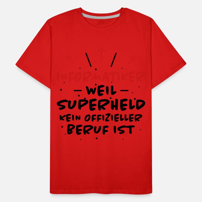 Informatiker Spruch Lustige Programmierer Geschenk Männer Premium Bio T-Shirt