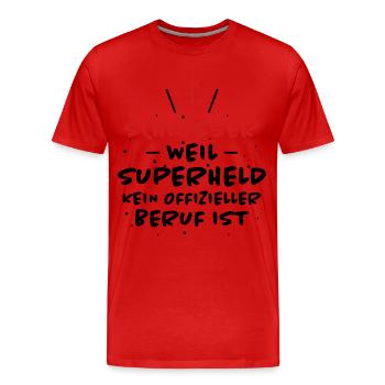 Schlosser Spruch Beruf Lustiges Schlosser Geschenk - Männer Premium Bio T-Shirt - Rot - Vorne - Damien (186cm)
