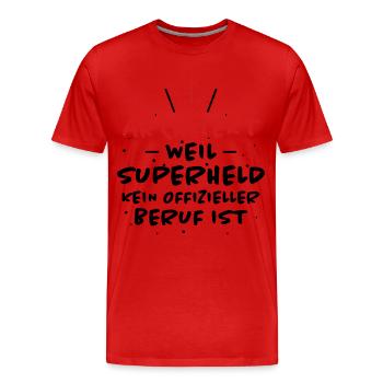 Architekt Spruch Architektur Architekt Geschenk - Männer Premium Bio T-Shirt - Rot - Vorne - Damien (186cm)