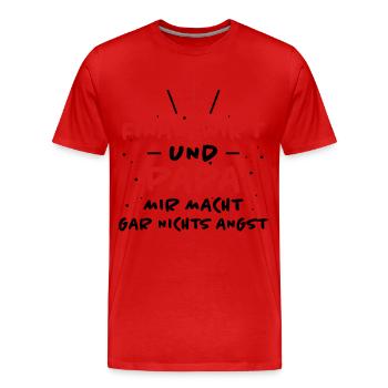 Finanzwirt Spruch Job Lustiges Finanzwirt Geschenk - Männer Premium Bio T-Shirt - Rot - Vorne - Damien (186cm)