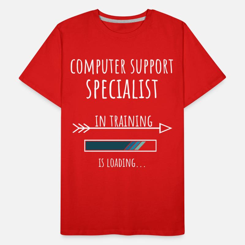 Computer Support Specialist in Training Profession Men's Premium Organic T-Shirt