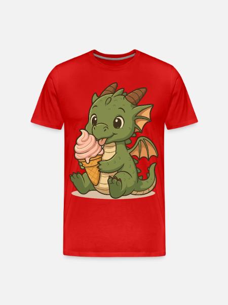 instead of fire - Men's Premium Organic T-Shirt - red