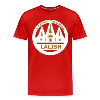 Ezidi Lalish Yezide Tausi Melek - Men's Premium Organic T-Shirt - red - Front - Damien (186cm)