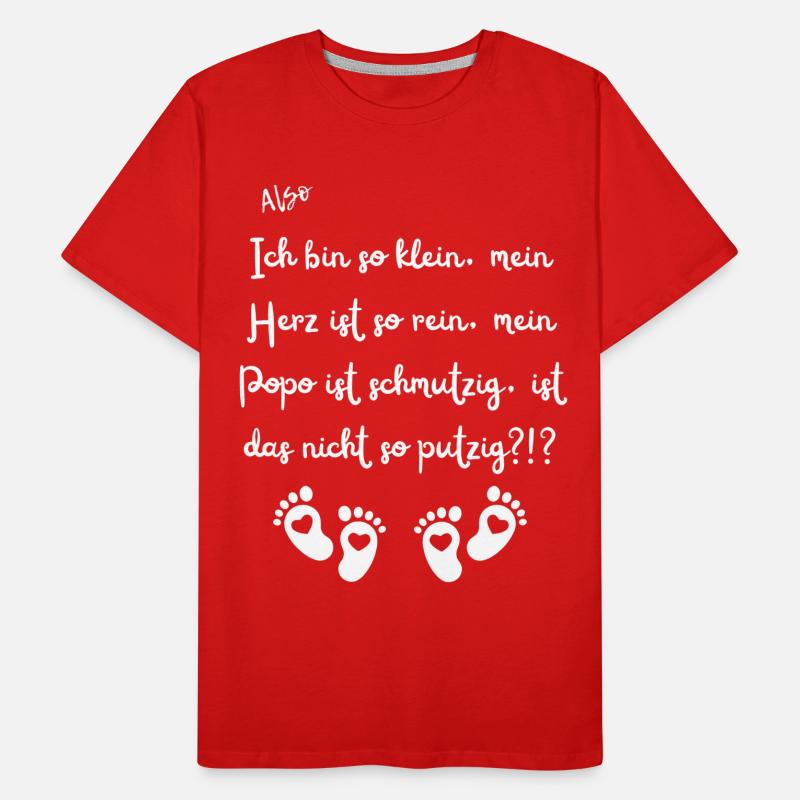 Ich bin so klein. Männer Premium Bio T-Shirt