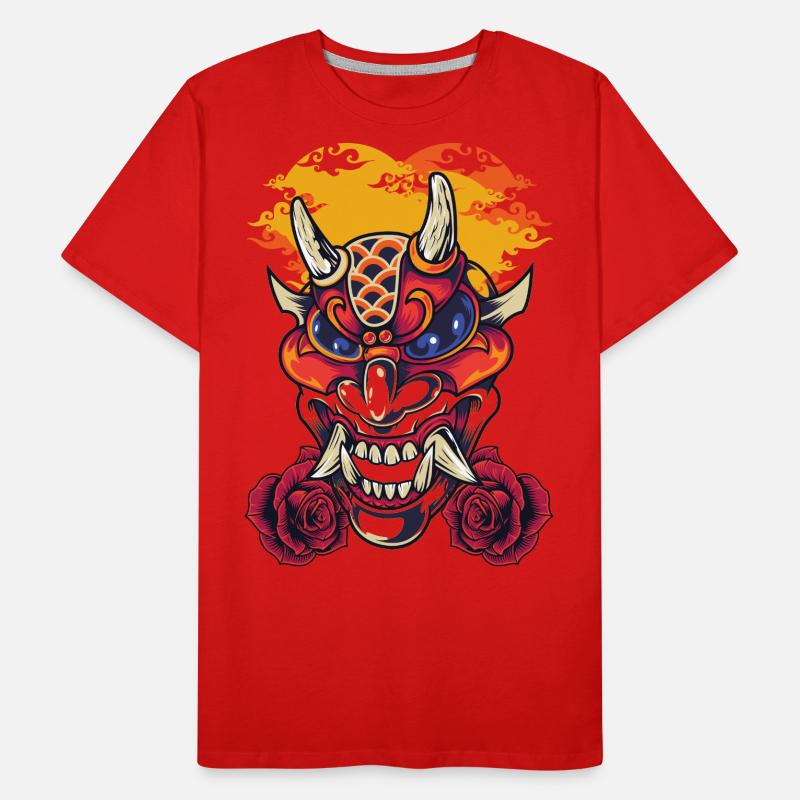 Masque du diable T-shirt bio Premium Homme