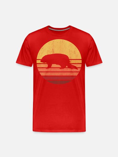 Binturong Tier - Männer Premium Bio T-Shirt - Rot