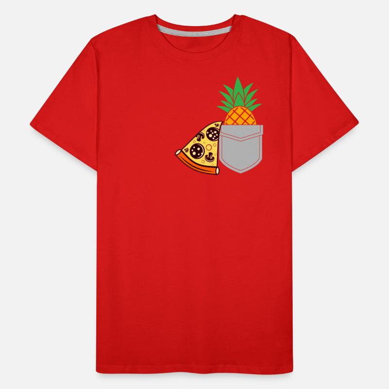 Pizza Pineapple Men's Premium Organic T-Shirt