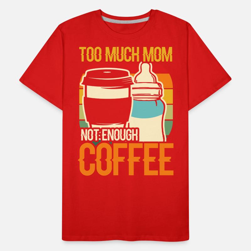 Mutter Beruf Geburt Kind Männer Premium Bio T-Shirt