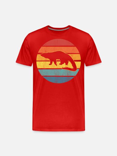 Binturong Animal - Men's Premium Organic T-Shirt - red