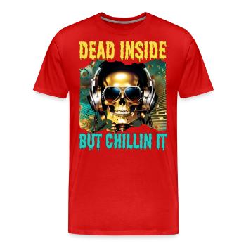 Inside dead mut rela - Männer Premium Bio T-Shirt - Rot - Vorne - Damien (186cm)