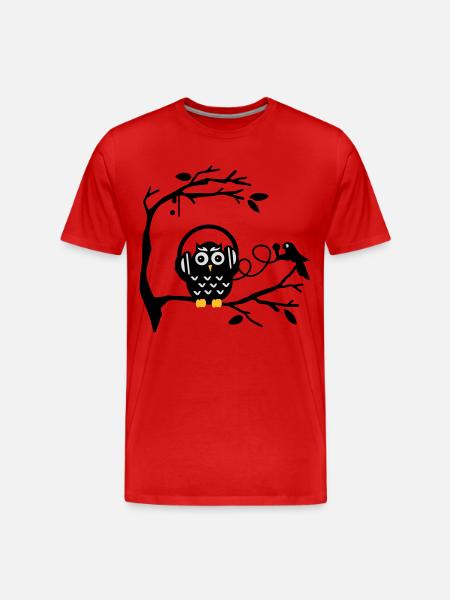 musikgenuss - Männer Premium Bio T-Shirt - Rot