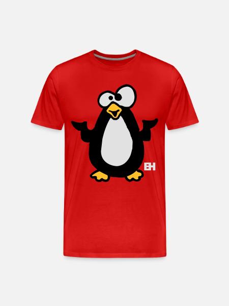 Manchot - T-shirt bio Premium Homme - rouge