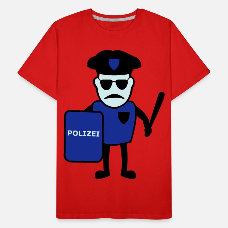 Policeman avec matraque T-shirt bio Premium Homme