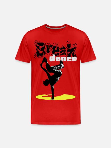 Breakdance flex - Men's Premium Organic T-Shirt - red