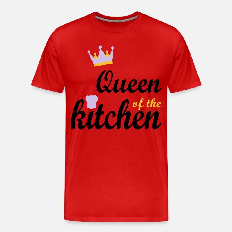 cuisine - T-shirt bio Premium Homme - rouge