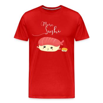 sushi team sister manga cute cosplay japan freunde - Männer Premium Bio T-Shirt - Rot - Vorne - Damien (186cm)